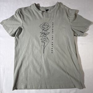 SHEIN  Green Explore The Future T-shirt Size M